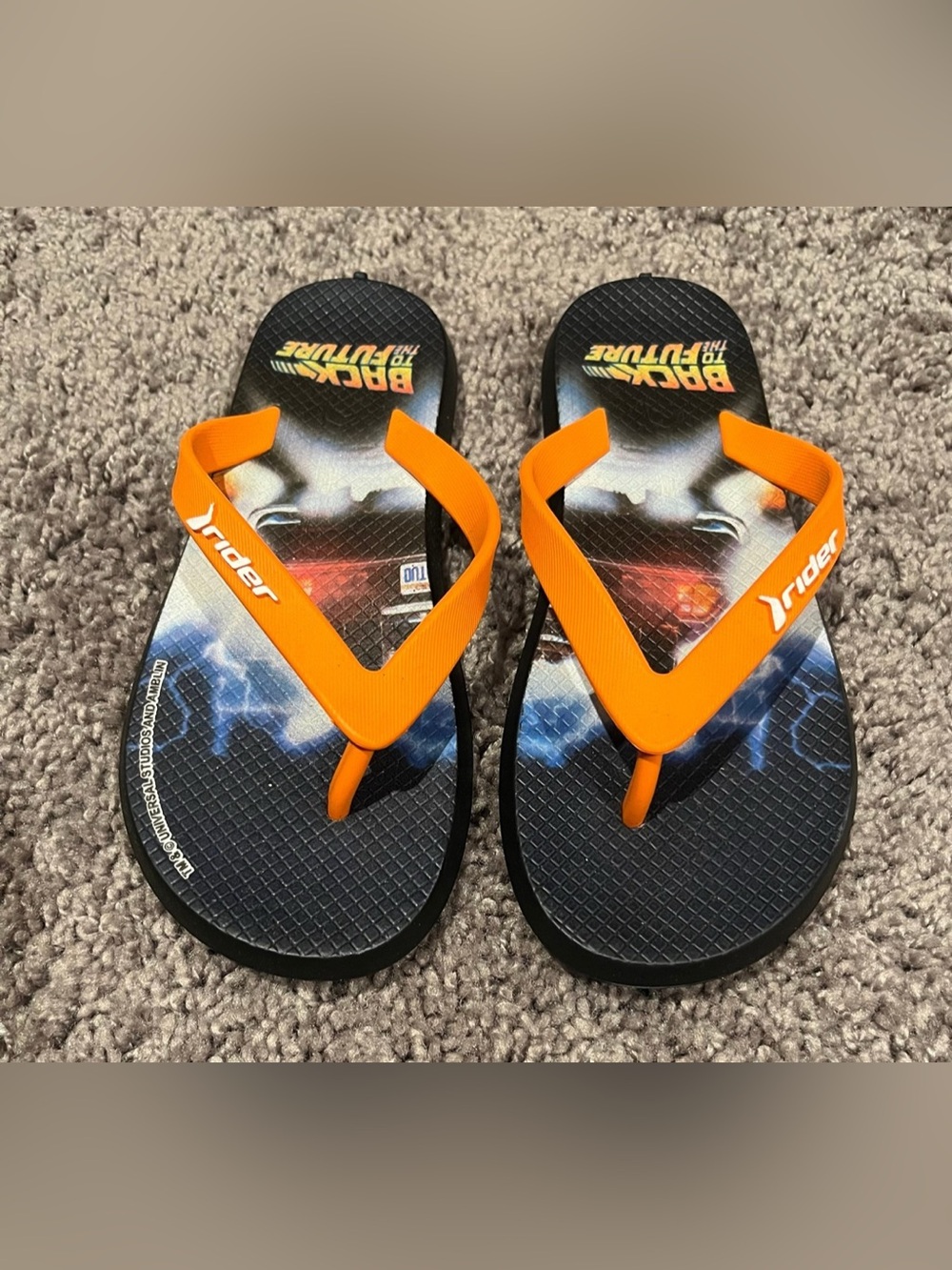 Melissa x Rider Back To The Future Flip Flops - Size 13
